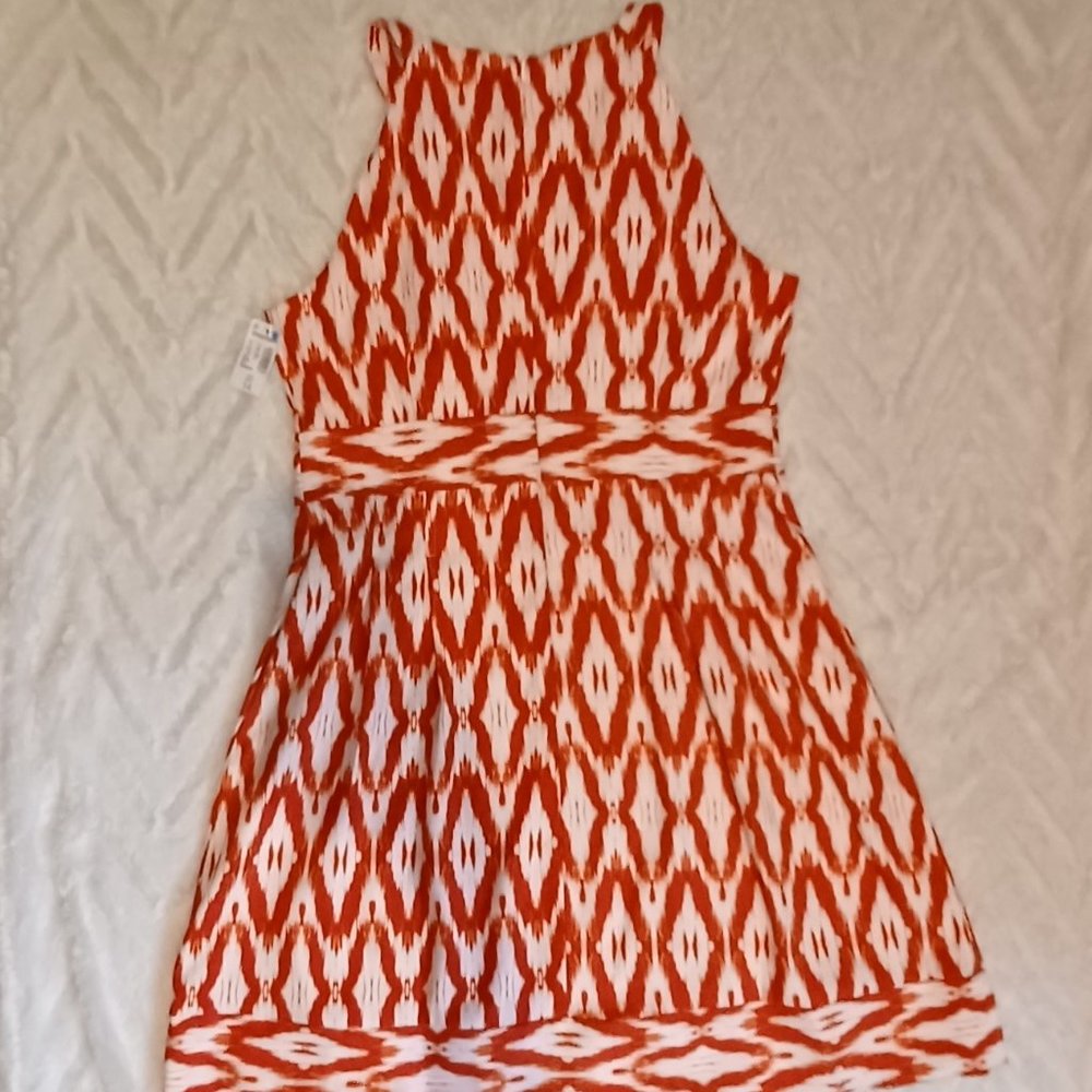 BEAUTIFUL CORAL SPRING/SUMMER DRESS - Picture 4 of 5